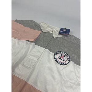 ARIZONA WILD CATS Women's Cropped Long Sleeve‎ Polo Medium Champion NWT READ